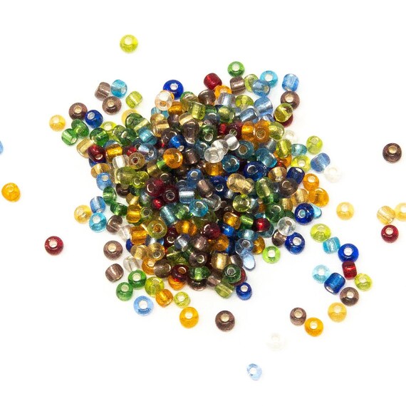 jewellery making approx 4mm 50g glass seed beads size 6//0 Orange Frosted