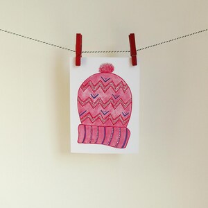 Postkaart Muts - A6 Enkele kaart - Blanco wenskaart - Ansichtkaart - Zomaar kaart - Kaart gerecycled papier.