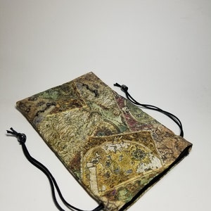 Legendary Journal - Flacher Würfelbeutel - 100% Baumwolle - Kordelzug
