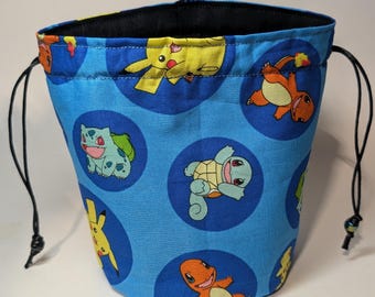 Taschenmonster Bubbles - Würfelbeutel - Zugband