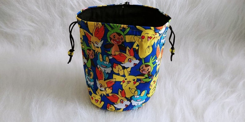Standing Dice Bag Pokemon Party Drawstring