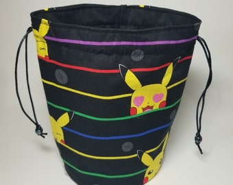 Wunderbarer Taschenmonster - Würfelbeutel mit Kordelzug