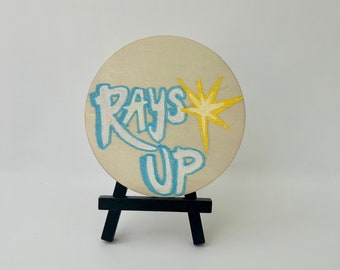 Rays up Magnet, Fridge Magnet, Gift for Baseball Fan