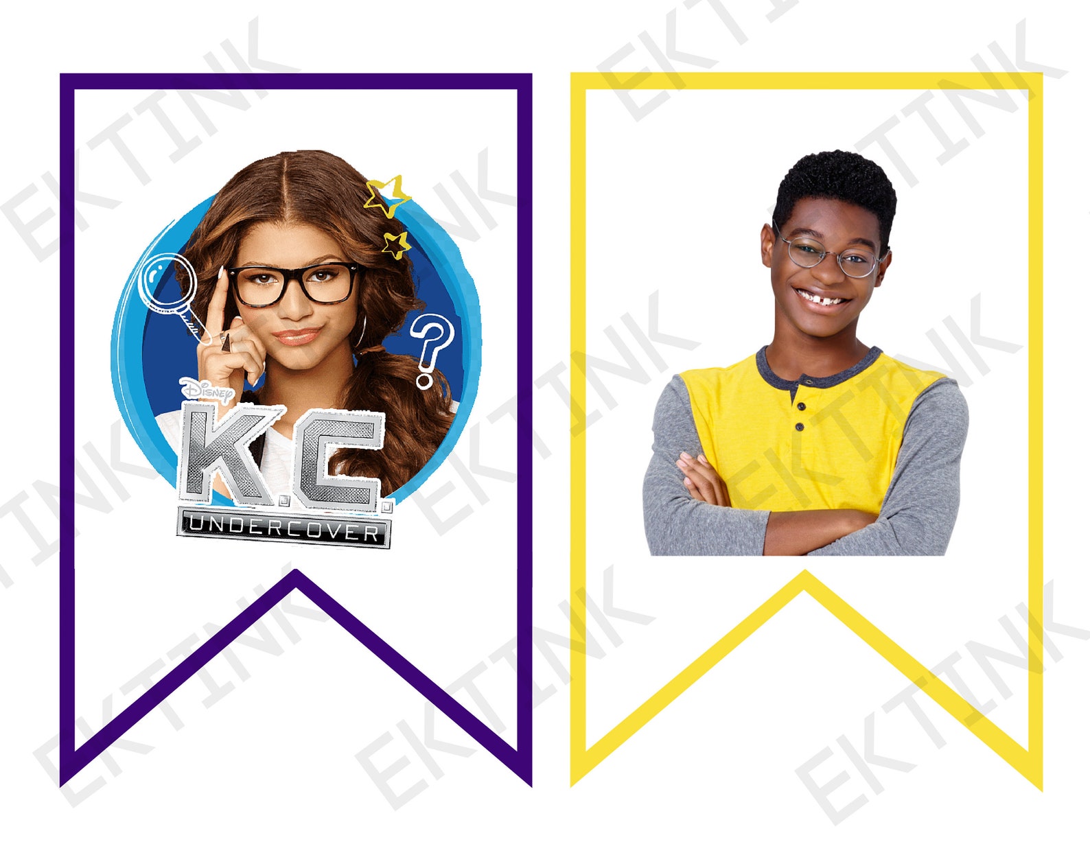 Digital K.C. Undercover Banner Birthday Party Decoration Etsy