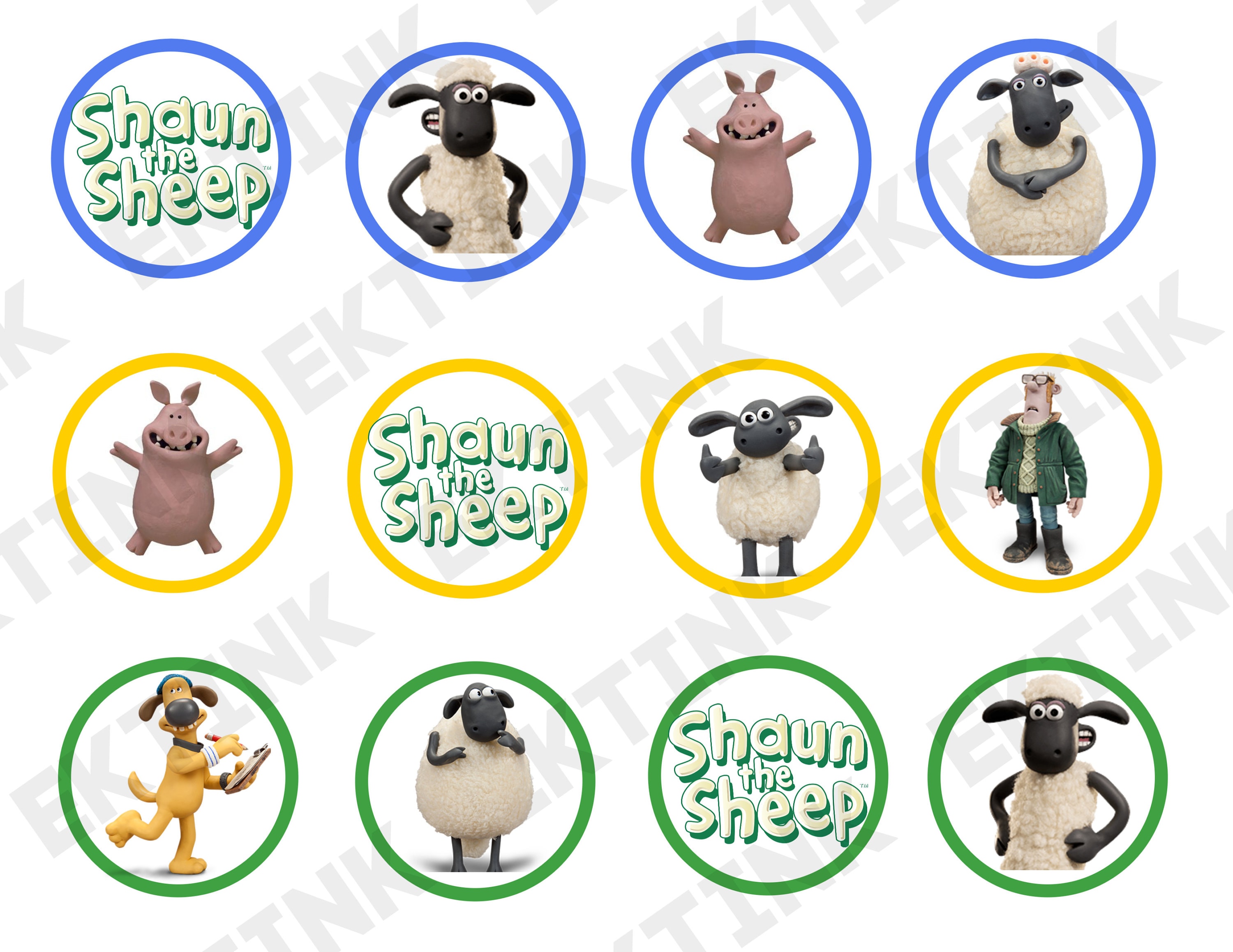 Shaun The Sheep Pigs Drawings
