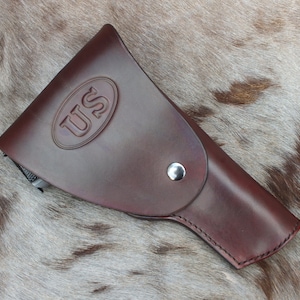 GI 1911 Flap Holster Brown Znaczek USA