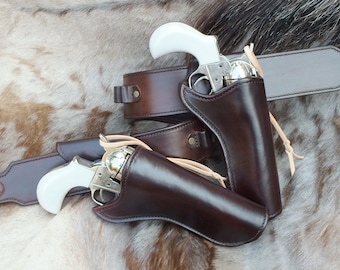 Magnificent Seven Chris Pratt Holsters and belt (Copy Of) Brown New Design