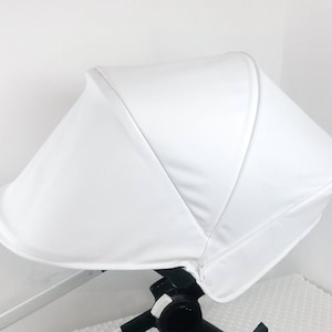 Custom Bugaboo White ausziehbares Verdeck, Baldachin für Bugaboo Cameleon, Donkey, Buffal®, Babyzen Yoyo