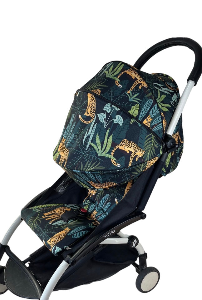 Coussin poussette CYBEX Habillage de poussette CYBEX Kit confort poussette  molletonné vrai tissu LIBERTY of LONDON