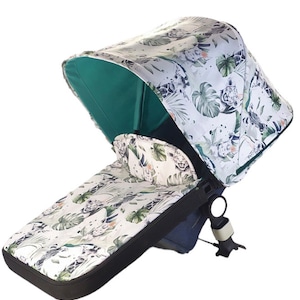 Kissenbezug für Bugaboo Cameleon Fuchs Bee5 Bee3 Esel Büffel Babyzen Yoyo Set Zonnekap Dachbezug
