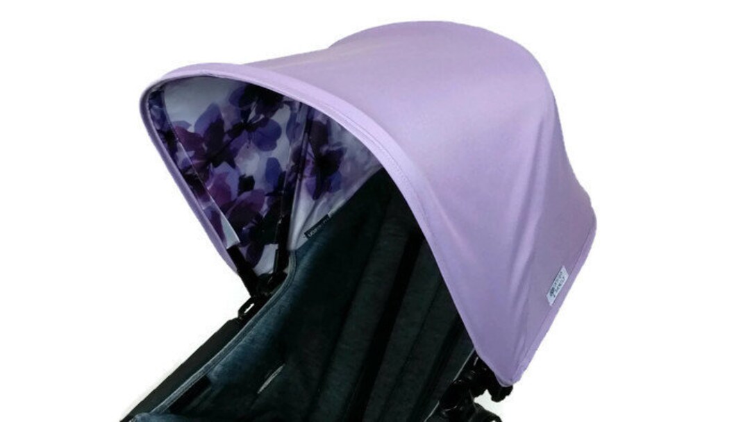 Custom Lilac Canopy Hood for Bugaboo Donkey Cameleon Buffalo