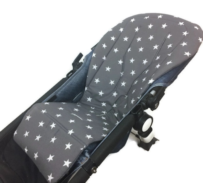 Colchoneta de asiento con estrellas Bugaboo, colchoneta de cochecito universal para Bugaboo Cameleon Donkey Buffalo Bee3 Bee plus Babyzen yoyo imagen 2