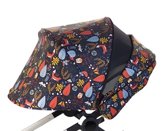 Изготовленный на заказ летний свежий капюшон для Bugaboo Donkey Cameleon Buffalo Bee3 Bee5 Fox Babyzen Yoyo