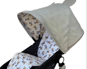 Капюшон Bugaboo на заказ для Bugaboo Cameleon Fox Bee5 Bee3 Donkey Buffalo Babyzen Yoyo set Zonnekap Dachbezug