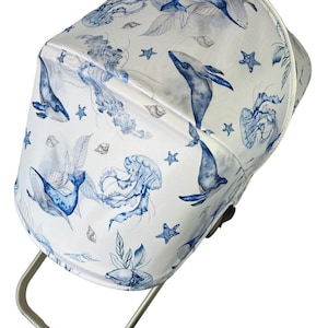 COLU KID® Baby Carriage Accessories Waterproof Sun Canopy & Replacement Seat Cushion Compatible With Babyzen YOYO YOYO2