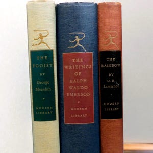 Vintage Modern Library Classics. Three Authors: D H Lawrence, Geo Meredith, R W Emerson
