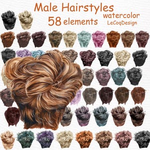 "Herren Haar ClipArt."