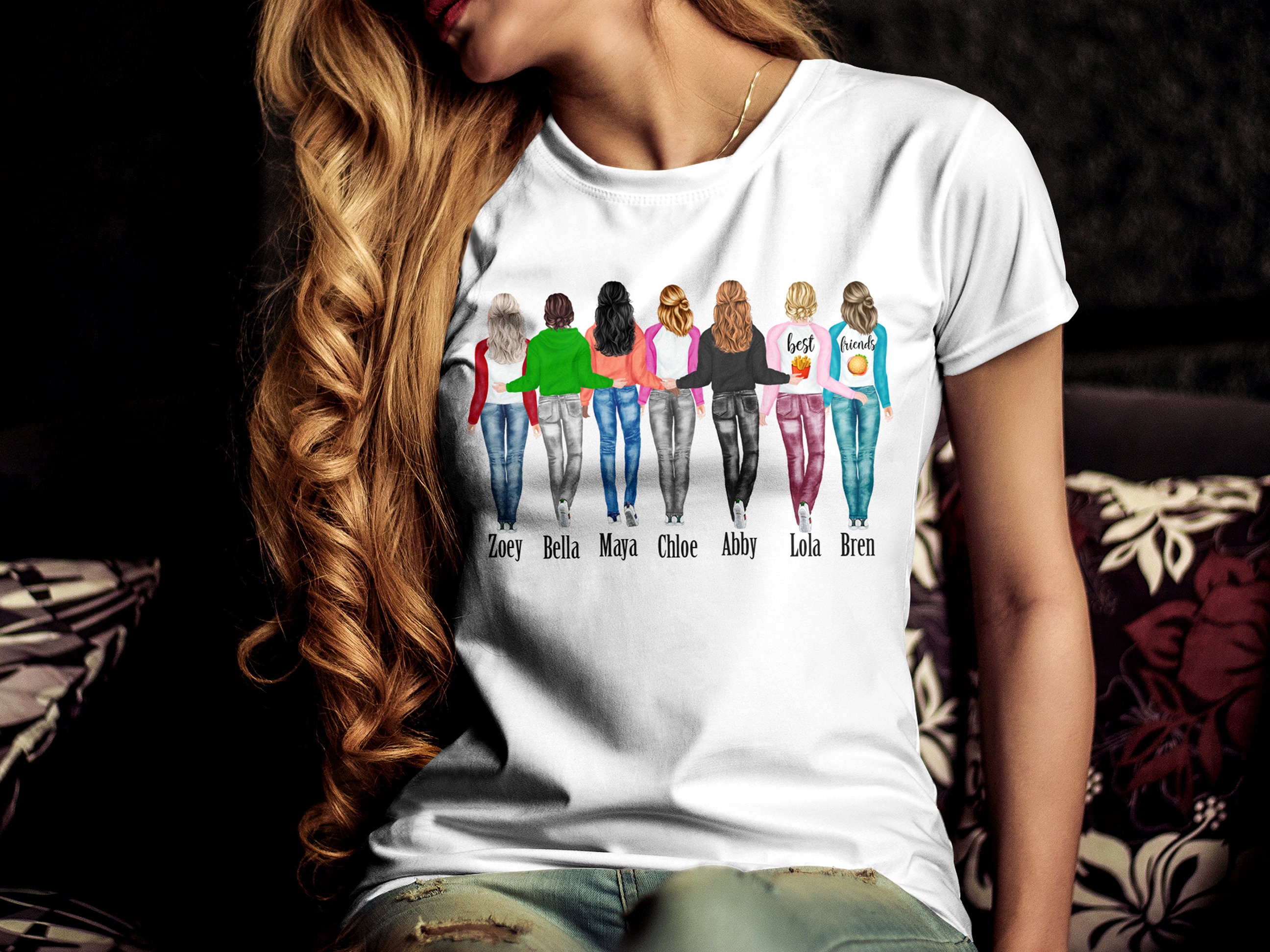 Kit T Shirts Feminina - Papéis De Parede Best Friends, HD Png Download ,  Transparent Png Image - PNGitem