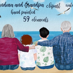 Clipart des grands-parents: « GRANDS-PARENTS ET ENFANTS » Clipart de grand-mère Clipart de grand-mère Graphiques de femmes âgées Hommes plus âgés Coiffures Grand-père clipart