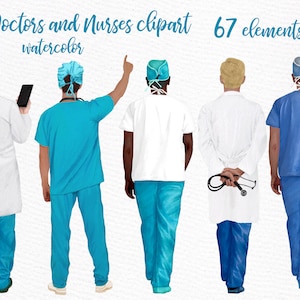 Clipart médecins : « CLIPART INFIRMIÈRES » Médecin gommages infirmières gommages infirmières Idées cadeaux homme en gommages uniformes d'infirmière clipart médical infirmière Png