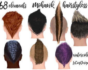 Buy Mohawk Hairstyles Clipart: male HAIRSTYLES Clipart Online in India - Etsy Buy Mohawk Hairstyles Clipart: male HAIRSTYLES Clipart Online in India - Etsy