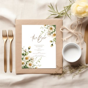 Watercolor Daisy Clipart: White Flowers, Floral Borders (PNG) image 5