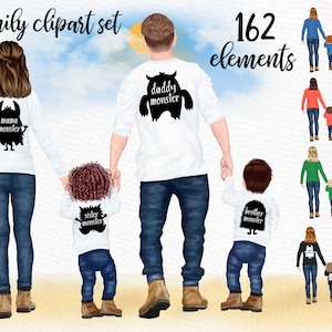 Imágenes prediseñadas familiares: "IMÁGENES PREDISEÑADAS para padres" Papá Mamá Hijos Vista trasera de la familia Familia Personas Hermanos imágenes prediseñadas Taza familiar Padres con niños Sublimación