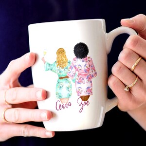 Brautjungfern Clipart: "WEDDING ROBES CLIPART" Junggesellinnenabzug Party Brautparty Einladung Diy Brautjungfern Geschenk BrautStamm Clipar Bild 6