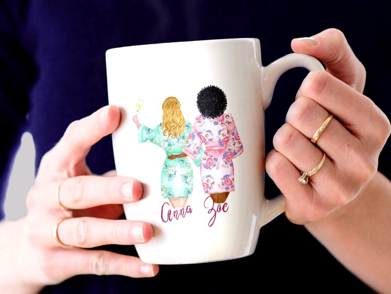 Brautjungfern Clipart: "WEDDING ROBES CLIPART" Junggesellinnenabzug Party Brautparty Einladung Diy Brautjungfern Geschenk BrautStamm Clipar Bild 6