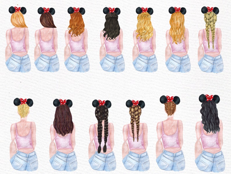 Download Best Friends Clipart Soul Sisters Clipart Bff Clipart Girls With Mouse Ears Custom Besties Bridesmaid Gift Disneyland Artwork Disney Trip Clip Art Art Collectibles Kromasol Com