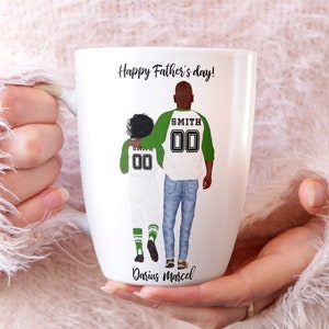 Baseball Jersey clipart: "FATHER'S DAY CLIPART" Daddy clipart Watercolor clipart Man Clipart Best Dad clipart Father and children Mug design image 6