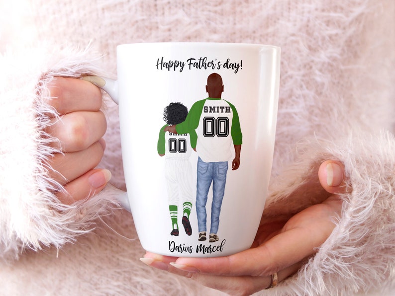 Baseball Jersey clipart: "FATHER'S DAY CLIPART" Daddy clipart Watercolor clipart Man Clipart Best Dad clipart Father and children Mug design image 6