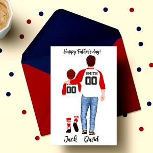 Baseball Jersey clipart: "FATHER'S DAY CLIPART" Daddy clipart Watercolor clipart Man Clipart Best Dad clipart Father and children Mug design image 5
