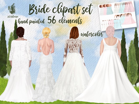 Beautiful Wedding Dress PNG Transparent Images Free Download | Vector Files  | Pngtree