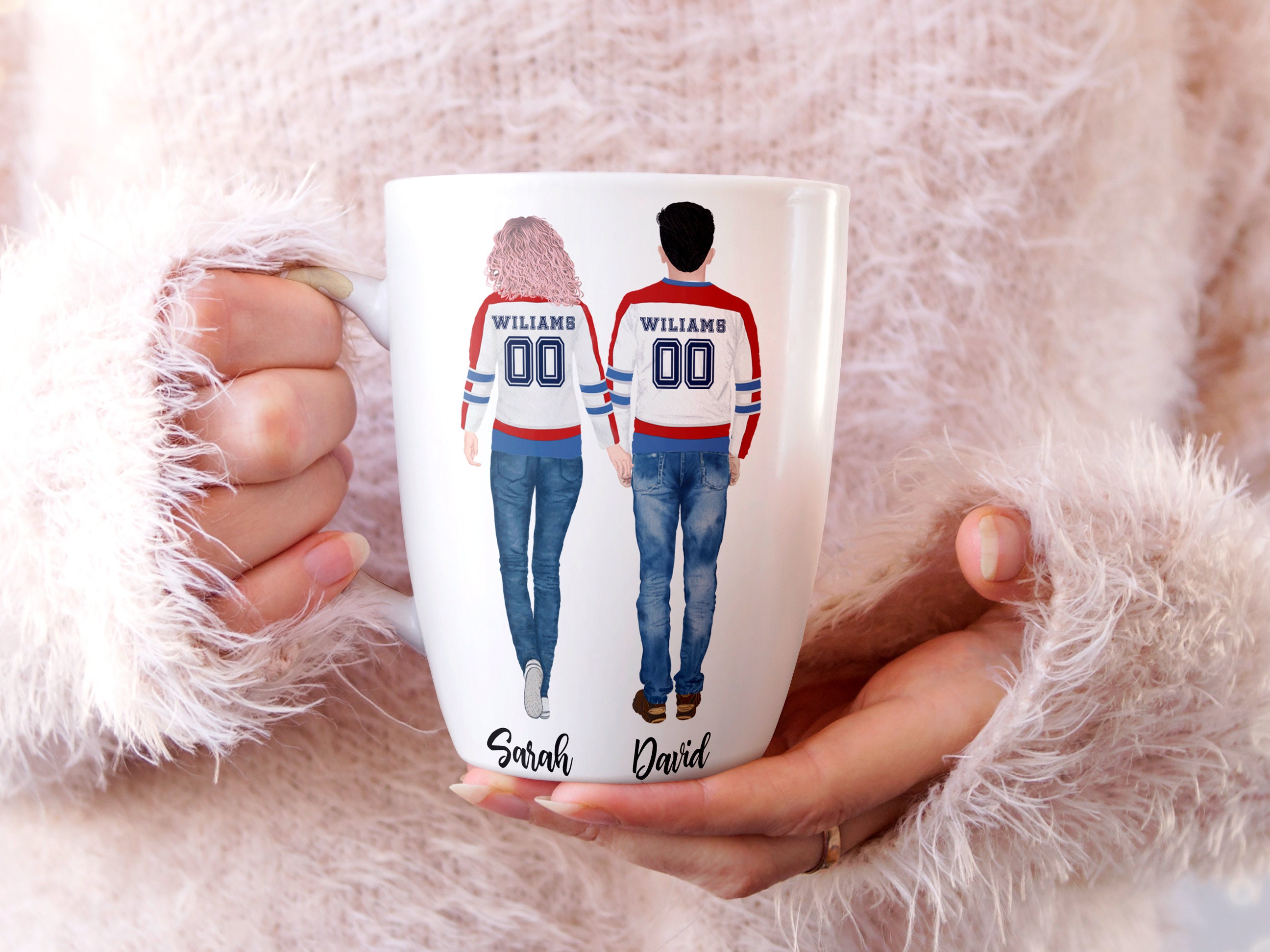 Hockey Jerseys Clipart: couples IN Jersey Couples 