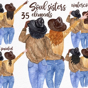Beste vrienden Clipart: "SOUL SISTERS CLIPART" Bff clipart Besties jeans aanpasbare clipart aangepaste besties bruiloft clipart bruidsmeisje cadeau