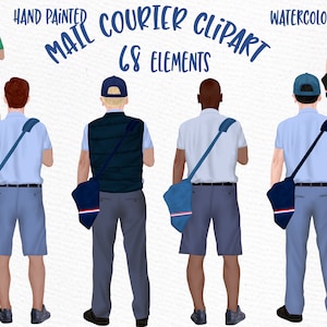 Postbode clipart: "MAIL COURIER CLIPART" Mailman clipart Delivery Courier Mail Service Courier Worker Postkantoor clipart Postbezorger Png