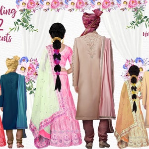 Aziatische bruiloft clipart: "BRUILOFT CLIPART" Indian Wedding Wedding Paren Hindoese Ceremonie Hindoe bruid Bruidegom Hindoese graphics Wedding graphics