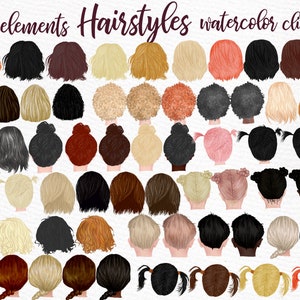 Frisuren Clipart: "KIDS CLIPART" Custom Frisuren Mädchen Haarspange Kinder Haarspange Planer Clipart Custom Kinder Frisuren Jungen Haarspange