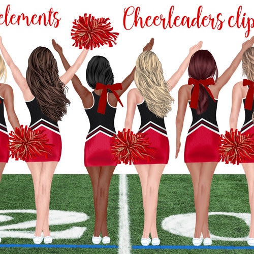 Cheerleaders Clipart: GIRLS CLIPART Acuarela - Etsy España Cheerleaders Clipart: GIRLS CLIPART Acuarela - Etsy España