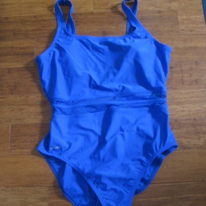Vintage New Sapphire Scoop Back One Piece Swimsuit by Speedo | Etsy