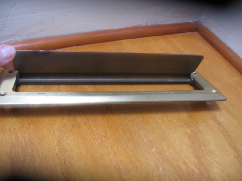Vintage Brass Letter Slot, Letter Box Door Slot, Mail Door Slot, Mail