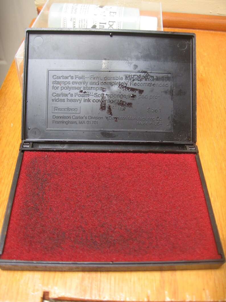 Set of Personal Stamp Exchange Stamp Pad and Embossing Ink 2 Etsy