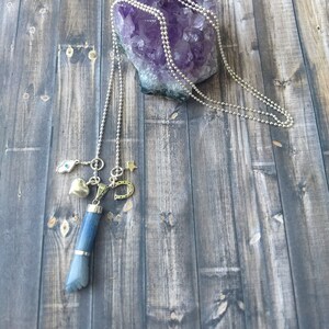 Good Luck | Protection | Guidance |  Love | Ball Bead Chain Sterling Silver Charm Necklace | Star  Horseshoe  Blue Quartz Figa  Heart  Hamsa