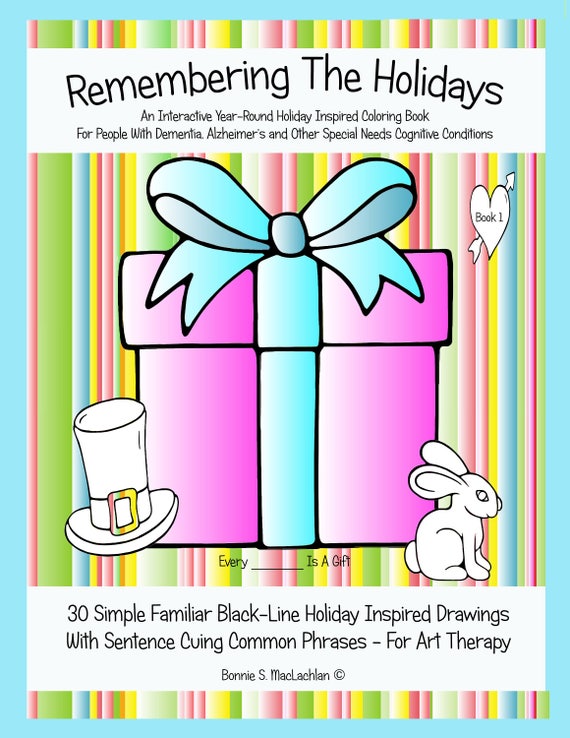 Download Remembering The Holidays Book 1 Adult Coloring Book For Etsy