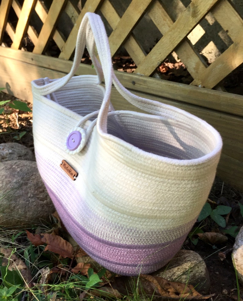 Rope Handbag Rope Bag Purse Rope Bowl Pocketbook Etsy