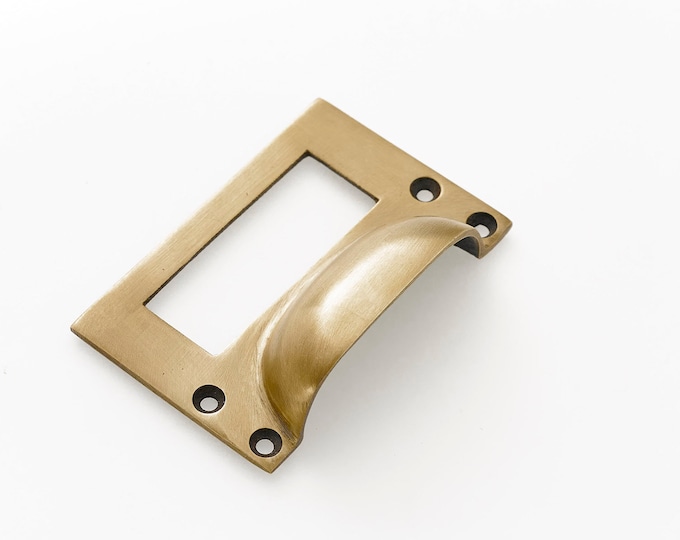 Brass Drawer Handles. Metal Drawer Handles . Filing Storage Etsy