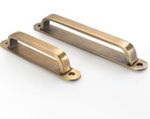brass drawer handles, brass pulls, vintage drawer pull, cupboard drawer handles.Kitchen handles, pulls antique retro Solid Brass handles