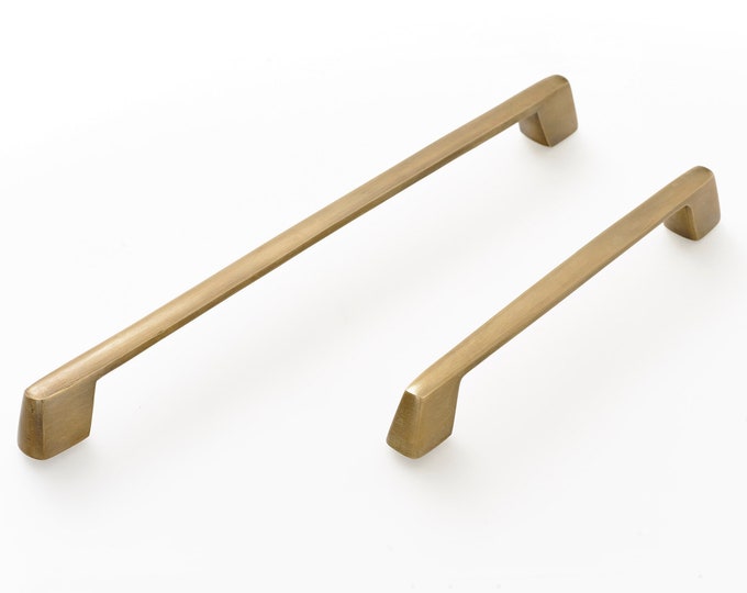 Kitchen Brass Handles. Drawer Handles. Draw Pull Handles Etsy
