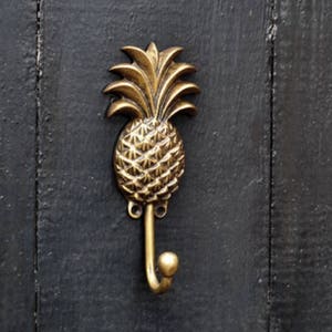Pineapple coat hooks. wall  door hooks. tropical. Bathroom towel hooks. pineapple print ,coat hooks, pineapple hooks